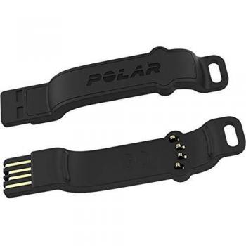 Cargador USB Adaptador Polar Unite Negro para Reloj Deportivo y Smartwatch