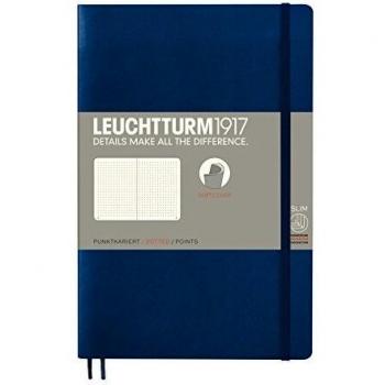 Cuaderno Leuchtturm1917 B6+ Tapa Blanda Puntos 123 Páginas Azul Marino