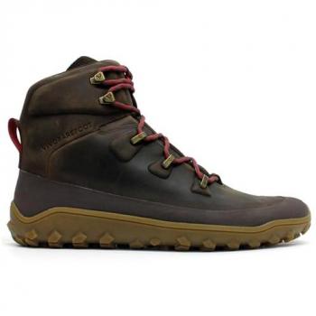 Vivo Barefoot Men's Tracker Leather Hiking Sneakers - Bracken, Size 43