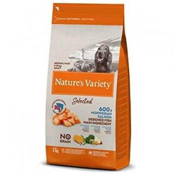 Nature's Variety Selected - Pienso para perros adultos con salmón noruego sin espinas 2 Kg