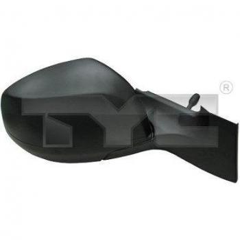 Espejo retrovisor TYC 325-0118 - Espejo lateral derecho, diseño OEM, ajuste eléctrico, vidrio convexo, acabado negro