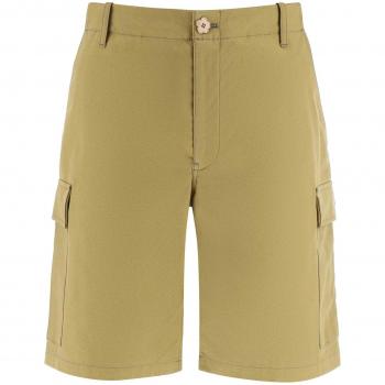 Kenzo Men's Cargo Shorts in Khaki | Size 42 | FD55SH2359RT