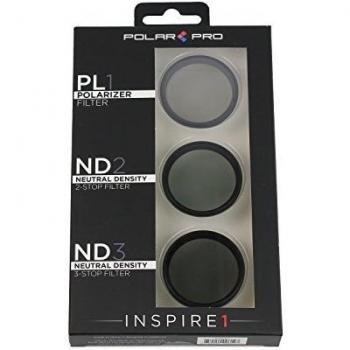 PolarPro Ultra-Light 3-Filter Set for DJI Inspire 1 PL1/ND4/ND8