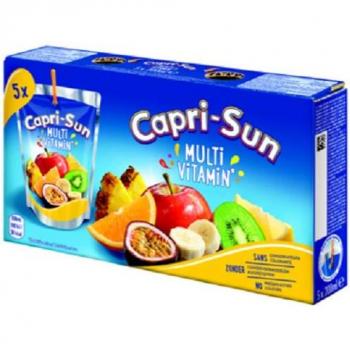 CAPRISUN zumo de frutas multivitaminas pack 5 unidades 200 ml
