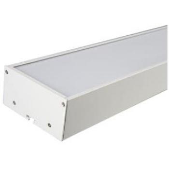 Jandei - Regleta Lineal de Aluminio 24W, Dimensiones 900mm x 80mm, Instalación en Superficie o Colgar, Luz Natural 4200K, IP20 para Uso en Interior, Marco