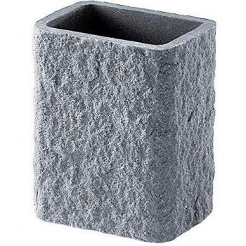 Gedy AR980800300 Portacepillos, Gris, 6.5x9.2x11