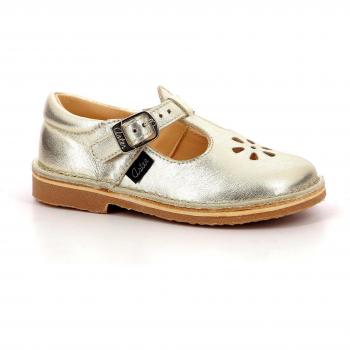 Aster Dingo-2 Girls' Ballet Flats Sandals - Gold, UK Size 11.5 Child