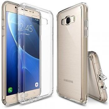 Funda Galaxy J7 2016, Ringke [FUSION] Crystal Clear Volver PC TPU de parachoques [Protección de Caídas / golpes tecnología de la absorción] [Se adjunta del casquillo del polvo] para Samsung Galaxy J7 2016 - Crystal View
