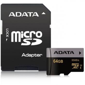 ADATA AUSDX64GUI3CL10-RA1 64GB MicroSDXC MLC Class 10 memoria flash - Tarjeta de memoria