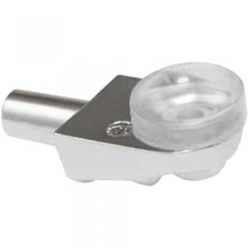 Soporte para Balda de Cristal Modelo 164 Ø5x17x11 mm Niquel Pack de 4 Uds