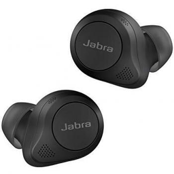 Jabra Elite 85t - Auriculares Inalámbricos True Wireless con cancelación activa de ruido avanzada, batería de larga duración y potentes altavoces - Estuche de carga inalámbrica - Negro