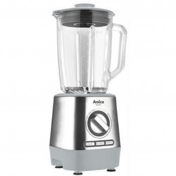 Licuadora de Vaso Amica BTM 5012 - 800W, 1.5L, Acero Inoxidable, Cristal