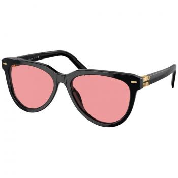 Miu Miu MU12ZSF Asian Fit Black Women's Sunglasses Size 56