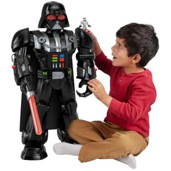 Imaginext Star Wars Darth Vader Interactive Robot Toy with Lights and Sounds, 2+ Ft Tall