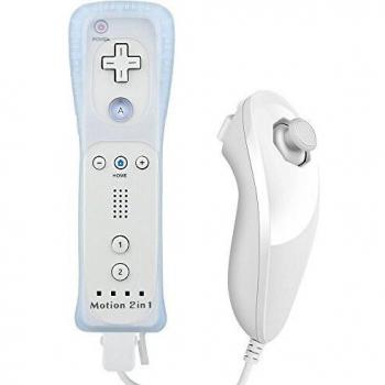 Mando Para Wii u, 2 en 1 Mando Plus con Motion Plus y Nunchunk para Nintendo Wii / Wii U