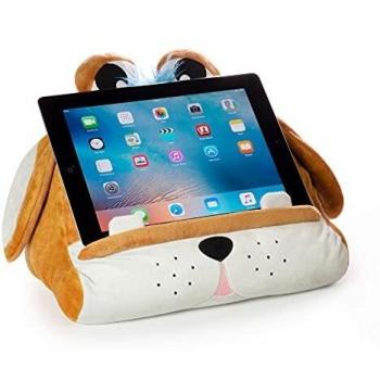Soporte de Peluche Cuddly Reader para iPad | Soporte para Tableta | Soporte para Libros | Almohada de Lectura | Leer en la Cama en Casa | Soporte Cojín para Tableta | Regalo para Lectores