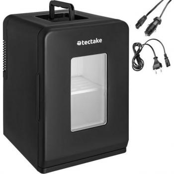Mini Nevera Portátil 2 en 1 Tectake - Frío-Calor, Modo ECO, 27x31x41 cm, Ideal para Camping y Viajes