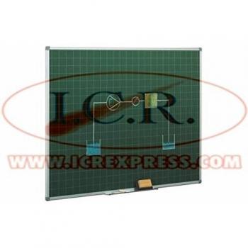 Pizarra verde Cuadriculada Faibo 122x150cm estratificada