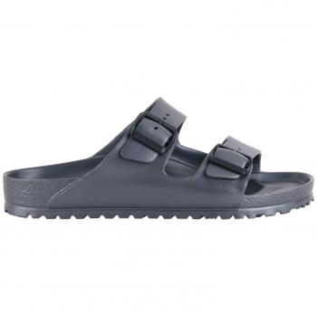Birkenstock Arizona Eva Waterproof Double Buckle Sandals for Men, Size 42 - Anthracite