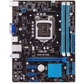 Asus H61M-F Placa base (Intel H61, DDR3, S-ATA 300, Micro ATX, 1 x PCI Express 3.0 x16, UEFI BIOS - Flexible y fácil interfaz BIOS, Socket 1155)