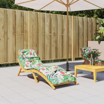 Multicolour Oxford Fabric Sun Lounger Cushion
