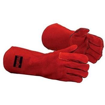 Telwin S.p.A. 804105 - Guantes de soldadura profesionales, color rojo