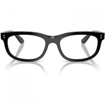Ray-Ban RX5489 Balorette 2000 Gafas Graduadas Unisex Acetato Negro Transparente Tamaño 54