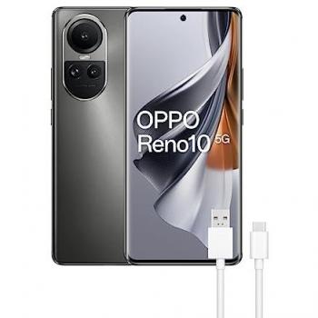OPPO Reno 10 5G - Smartphone Libre, Pantalla AMOLED de 6.7, Dual SIM, Android 13, USB Tipo C, 8 GB de RAM, 256 GB de almacenamiento interno, Batería de