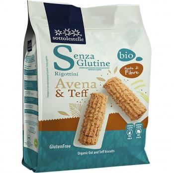 Sottolestelle Galletas Rigottini de Avena y Teff 250 Gramos