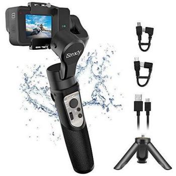 HOHEM iSteady Pro Estabilizador de cardán Controles de aplicación para panoramas automáticos,Time-Lapse y Seguimiento para Gopro Hero 6/5/4/3, Yi CAM 4K, AEE, SJCAM Sports Cams