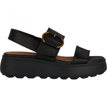 Sandalias de Mujer Geox Spherica EC4.1 S Negro, características: diseño negro, comodidad, tecnología transpirable, suela flexible, plantilla acolchada