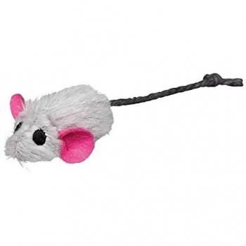 Trixie Peluche ratón, 5 cm, 6 Pzs.