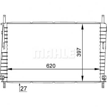Radiador de refrigeración del motor MAHLE ORIGINAL CR 1141 000S