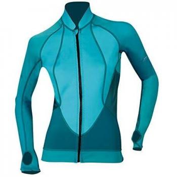 Beuchat 2mm Mujer Chaqueta Zip, Women's, Azul Atoll, XL