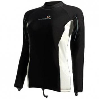 Camiseta Lavacore Manga Larga Mujer Negro Adulto