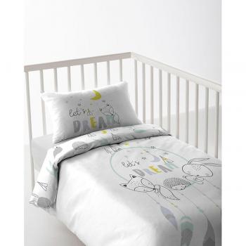 Funda Nórdica Reversible Cuna/Maxicuna Infantil Bebé 100% Algodón Lets Dream Cool Kids Fabricado en España