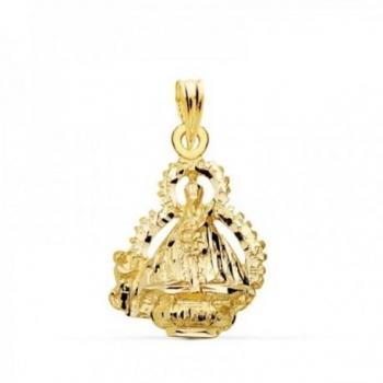 Medalla de la Virgen de la Cabeza en Oro 18k - 22 mm