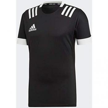 adidas TW 3s JSY F Camiseta, Hombre, Negro/Blanco, S