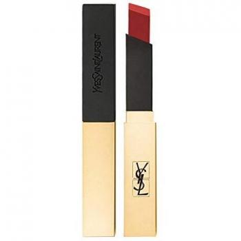 Yves Saint Laurent Rouge Pur Couture The Slim Lipstick 2.2g Shade 9 - Red Enigma, Leather-Matte Finish, High Precision