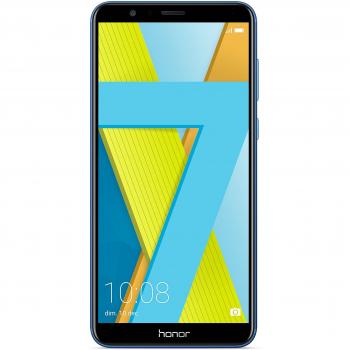 Honor 7X Smartphone Azul - Pantalla 5.93 FHD - Cámara (16+2)/8MP - Procesador Octa-Core (4*2.36GHz+4*1.7GHz) - Memoria 64GB, RAM 4GB - Sistema Operativo Android - Conectividad 4G, Bluetooth y Dual SIM