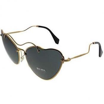 Miu Miu MU 55RS Women's Sunglasses Gold Size 65