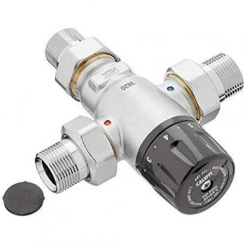 Mezclador Termostático Anticalcáreo Caleffi 3/4 Ajustable 30-65 °C