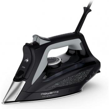 Plancha de vapor Rowenta Eco Intelligence DW6340D1, 2500 W, 190 g/min, 0.3 L, Microsteam 400 HD 3D Laser, Antigoteo, Antical, Vapor Vertical
