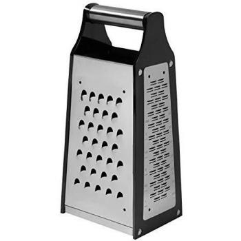 Rallador 4 caras Lurch, 1 unidad, acero inoxidable, diseño ergonómico, múltiples grosores de rallado, fácil de limpiar