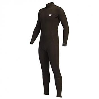 Billabong Traje de Neopreno Absolute 3/2 mm GBS de Manga Larga con Cremallera Trasera - Black Hash - Capa Térmica de Calor Cálido y Capas Easy Stretch