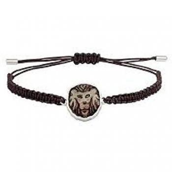 Swarovski Endangered Animals Lion Bracelet Brown White Black Female ONE SIZE