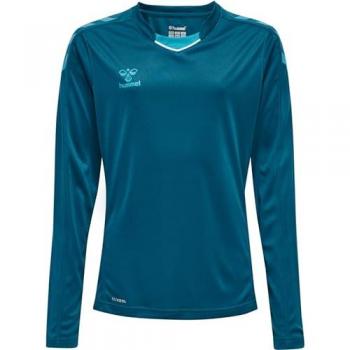 Hummel HmlCore Jersey T-Shirt for Kids, Blue Coral, 12 Years, Male