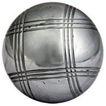 Softee Equipment 0009762 Set Juego Petanca Profesional, 3 Líneas, Blanco, S