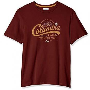 Columbia Leathan Trail Camiseta de Manga Corta, Hombre, Tapestry, Graphic 1, M