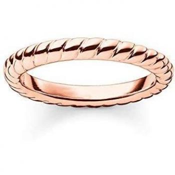 Anillo Thomas Sabo TR197841512, anillo para mujer, diseño elegante, fabricado en plata de ley 925, con acabado pulido brillante y detalles de zirconia cúbica